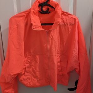 Neon Pink Zara Expandable Windbreaker